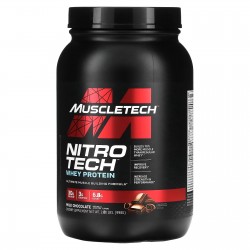 MuscleTech Whey Protein Nitrotech Πρωτεΐνη Ορού Γάλακτος με Γεύση Milk Chocolate 908gr