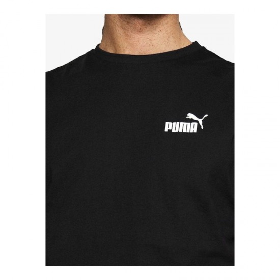 Puma Essentials Ανδρική Μπλούζα Αμάνικη Μαύρη