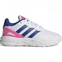 Adidas Αθλητικά Παιδικά Παπούτσια Running Nebzed K Cloud White / Royal Blue / Lucid Pink