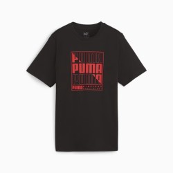 Puma Ανδρικό T-shirt Κοντομάνικο GRAPHICS BOX TEE black