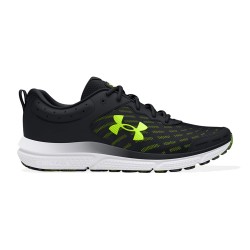Under Armour Ua Charged Assert 10 Ανδρικά Αθλητικά Παπούτσια Running Black / High Vis Yellow