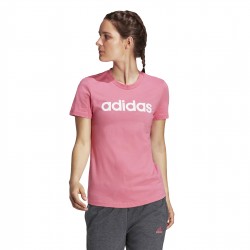Adidas Essentials Slim Αθλητικό Γυναικείο T-shirt Rose Tone