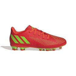 Adidas Παιδικά Ποδοσφαιρικά Παπούτσια Predator Edge 4 με Τάπες Πορτοκαλί