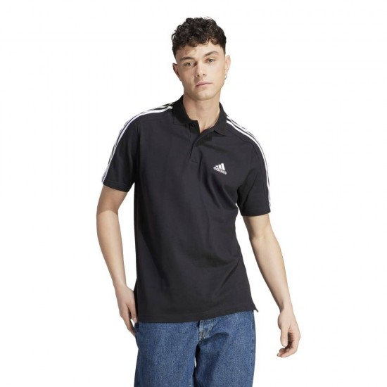 Adidas Ανδρικό T-shirt Μαύρο Μονόχρωμο