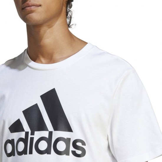 Adidas Ανδρικό T-shirt Λευκό με Λογότυπο