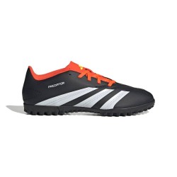 Adidas Predator Club TF Χαμηλά Ποδοσφαιρικά Παπούτσια με Σχάρα Core Black / Cloud White / Solar Red