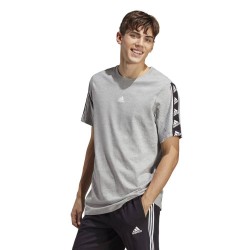 Adidas Ανδρικό T-shirt Γκρι με Λογότυπο