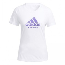 Adidas Αθλητικό Γυναικείο T-shirt Λευκό με Στάμπα