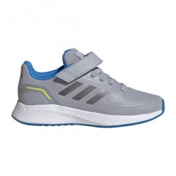 Adidas Αθλητικά Παιδικά Παπούτσια Running Linear Runfalcon 2.0 Ασημί