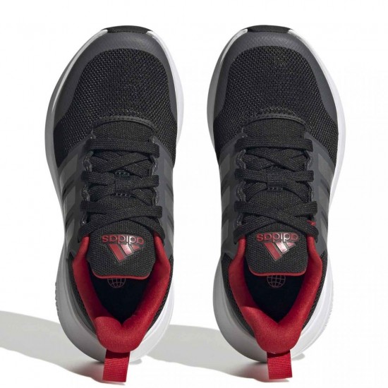 Adidas Αθλητικά Παιδικά Παπούτσια Running Fortarun Core Black / Silver Metallic / Better Scarlet