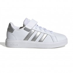 Adidas Παιδικά Sneakers Grand Court 2.0 Matte Silver / Cloud White