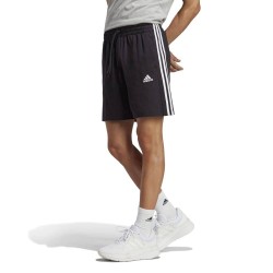 Adidas Essentials 3-Stripes Αθλητική Ανδρική Βερμούδα Μαύρη
