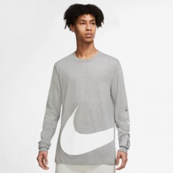 Nike Ανδρική Μπλούζα Μακρυμάνικη Γκρι