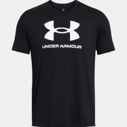 T-Shirt Ua Sportstyle Logo Update Ss Μαύρο Loose Fit
