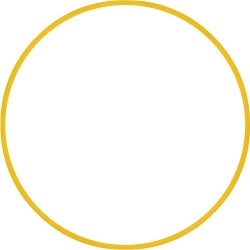Χούλα-Χουπ 60cm - Φ18mm - 120gr, Κίτρινο