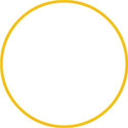 Χούλα-Χουπ 60cm - Φ19mm - 230gr, Κίτρινο